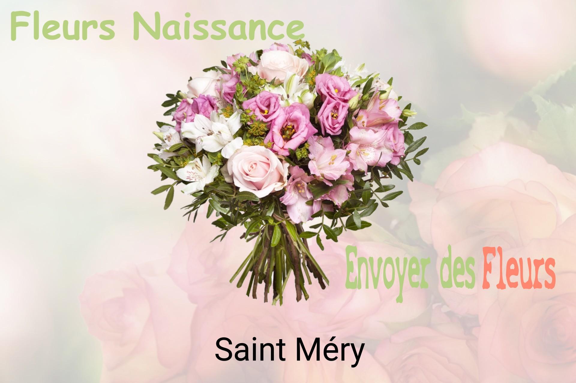 Bouquet de fleurs de naissance livré à Saint-Méry