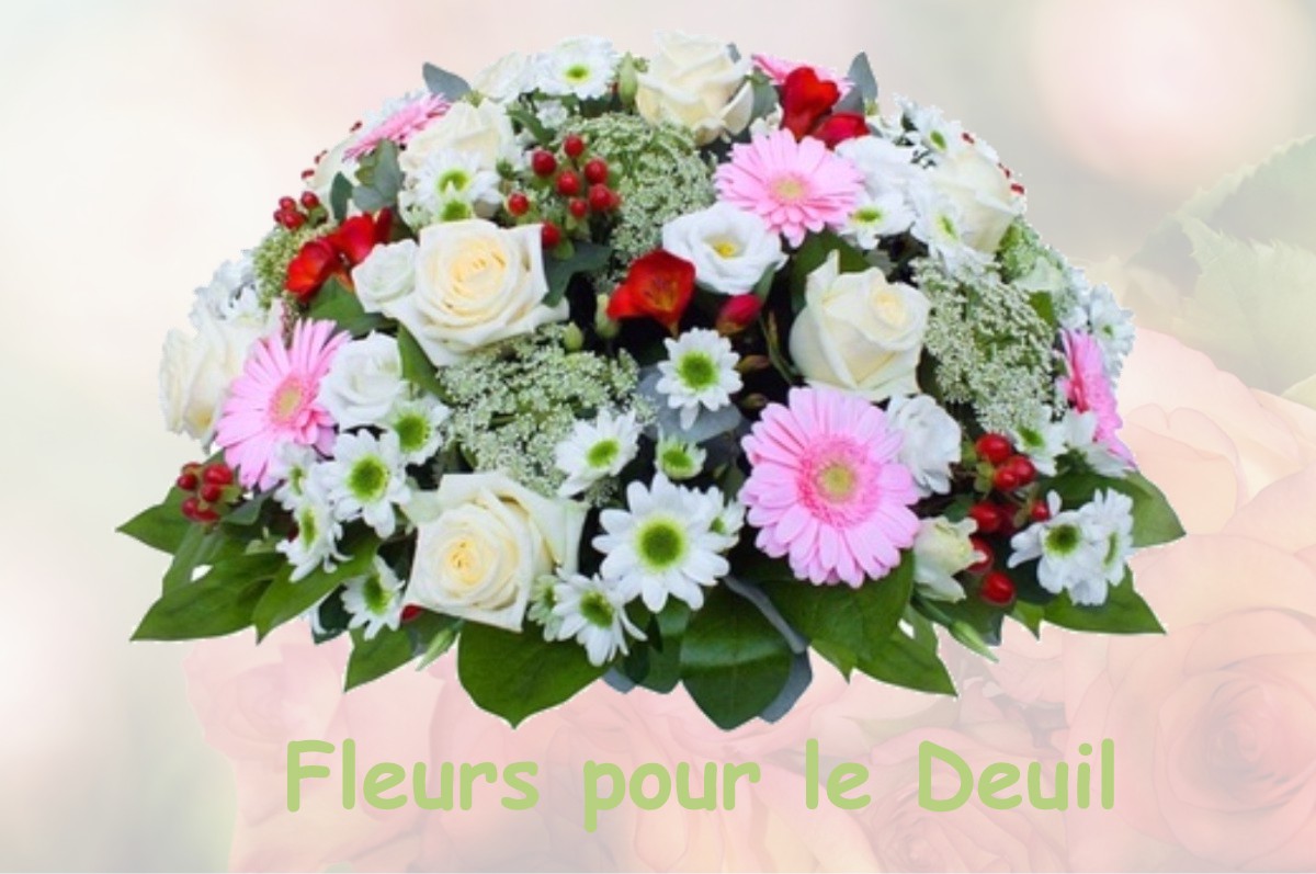fleurs deuil SAINT-MERY